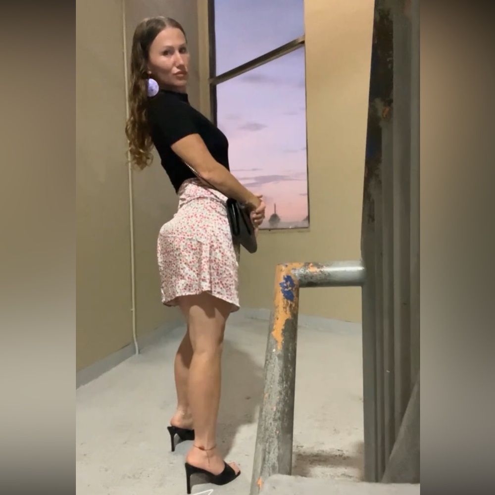 Floral Pink Skirt